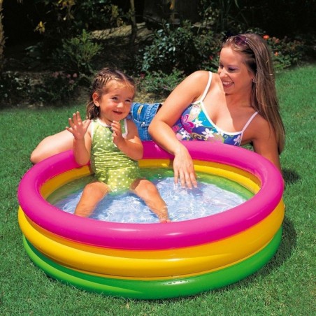 Intex Inflatable Pool for Children 3 Round Round Rings 61 X 22 H
