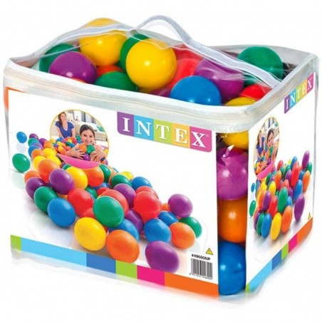 Set 100 Pcs Intex Colored Balls 8 cm Floating for Children for Inflatable Pools 446004