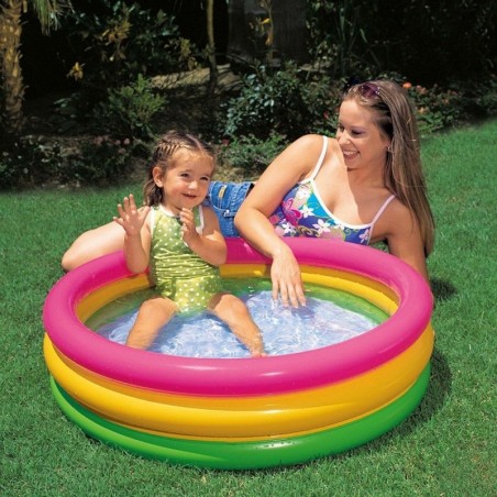 Intex Inflatable Pool for Children 3 Rings Round Round 86X25 H