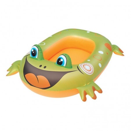Bestway Inflatable Boat for Children Pool Flat Frog 99X66 Cm