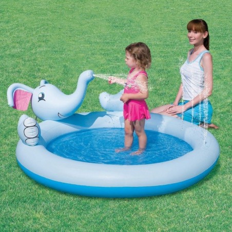 Bestway Piscine Gonflable pour Enfants avec Dumbo Splashes 168 X 152 X H 65 Cm