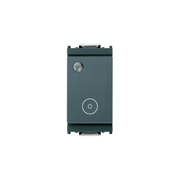 16092 Pushbutton 1Pnc 10A Generic Lum.So Grey