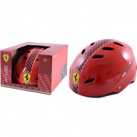 Casco Protettivo Ferrari Rosso per Bambini per Bici Bicicletta Taglia S