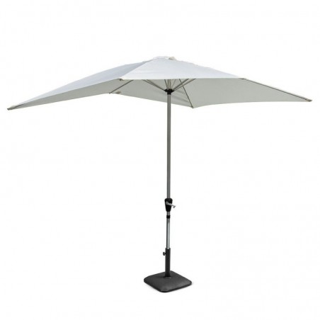 Marseille 2X3 Rectangular Parasol with Central Pole in Aluminum