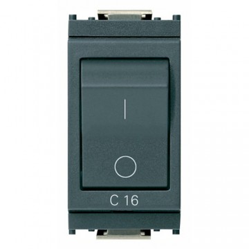 16505.16 Interruttore Mt 1P+N C16 120-230V Grigio Idea