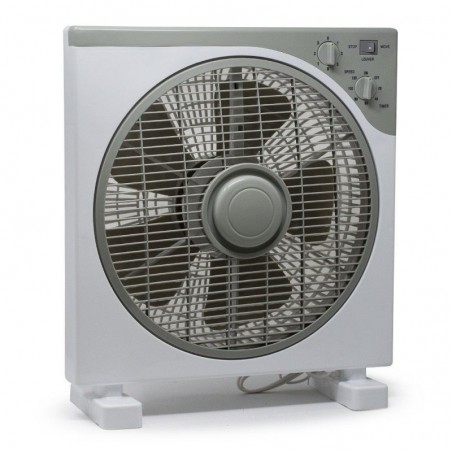 Box Table Fan with Timer and 3 Speeds 40W