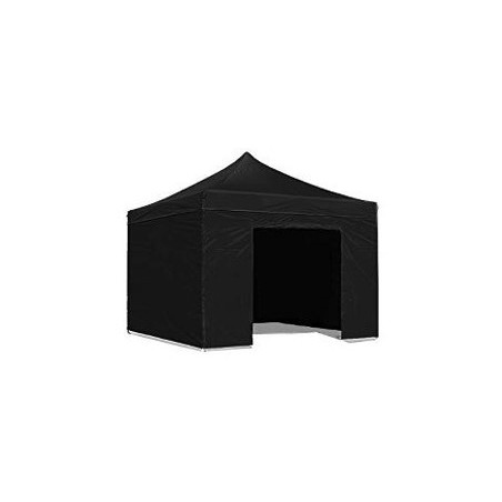 Telo Laterale 3X2Mt Nero Impermeabile Ricambio per Gazebo Richiudibile 3X3Mt