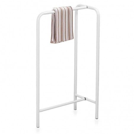 Towel Holder Structure in White Metal 43X25X78H