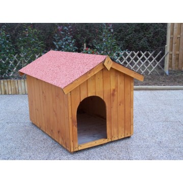 Cuccia Foresta per Cani Legno con Pavimento - 0,70X1,06 m