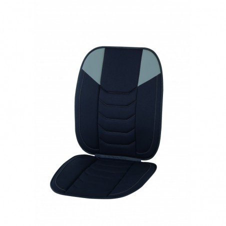 Housse de siège auto universelle avant simple noir et gris 104 x 44 cm