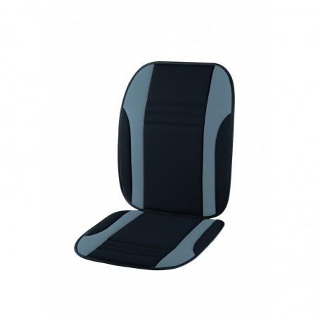 Housse de siège auto universelle avant simple noir et gris 104 x 44 cm