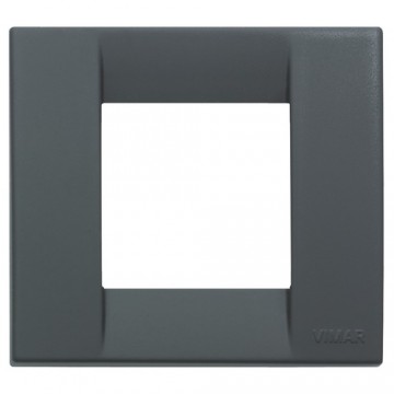 17097.16 Classic cover plate 1-2M Black Idea