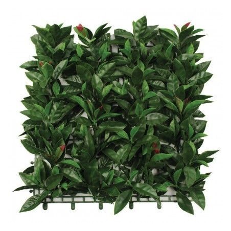 Lauro Fake Hedge Red Green Plus 50X50 Cm X4 Pcs