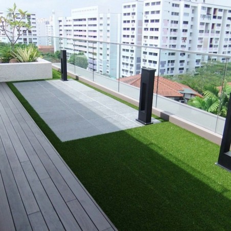 Synthetic Lawn Artificial Fake Grass Carpet 7 Mm 1X25 Mt