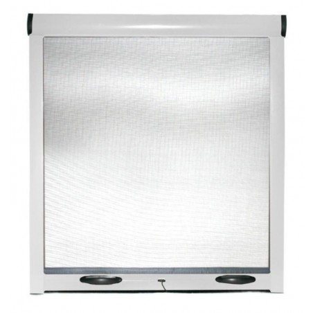 Roller Insect Screen in Universal Reducible Kit for Easy-Up Horizontal French Window White 150X250