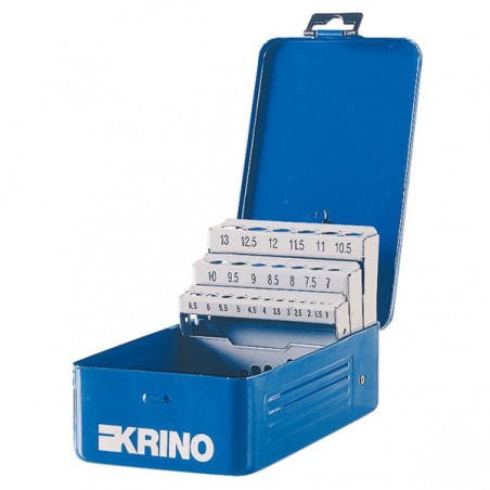 Krino Empty Metal Twist Drill Bits Box 25 pcs