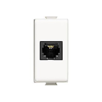 Am5982 Connettore Telefonico Rj11 1 Modulo Colore Bianco Matix