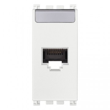 19339.11.B Presa Rj45 Netsafe Cat5E Utp Bianco Arkè