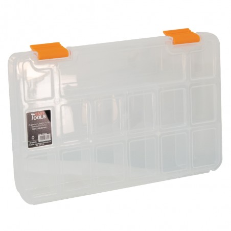Small Plastic Suitcase Box With Dividers 15X23X3,3 Cm