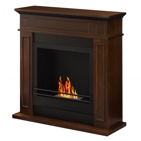 Floor Bioethanol fireplace Jefferson Marrone L88,6 x P26,5 x H86,5
