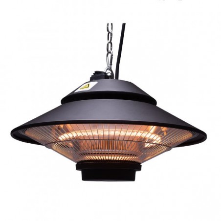 Riscaldatore infrarossi sospensione Patio RGT-1500AP 1500 W – telecomando, IP34, utilizzo interno ed esterno – ideale per 12-18 m2 – Tecno Air System