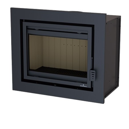 Insert de Cheminée Double Combustion 756x652 Bronpi Florida Réfractaire 14 KW