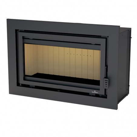 Insert de Cheminée Double Combustion 980x650 Bronpi Florida-P Réfractaire 14 KW