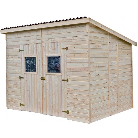 Forest House CD 280X200cm with 16mm Panels with Single Pitch Roof without Floor