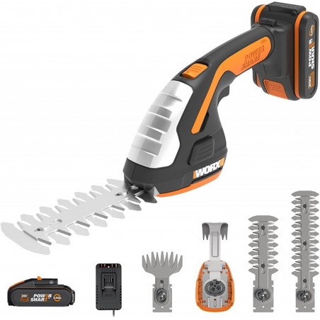 20V Worx Wg801E.91 Cordless Shears with 20V/2Ah Battery