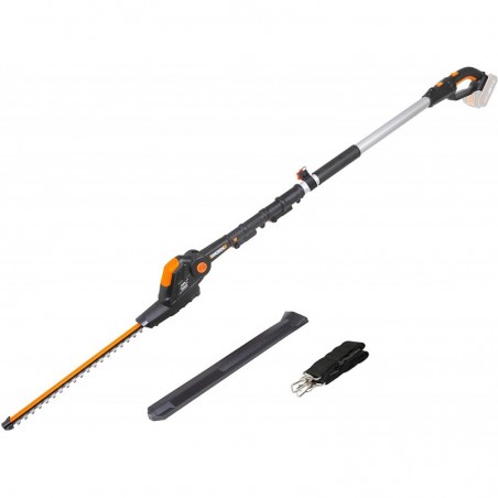 Hedge Trimmer with 3.6Mt Extension Cord with 20V Battery Only Worx Wg252E.9 Machine Body
