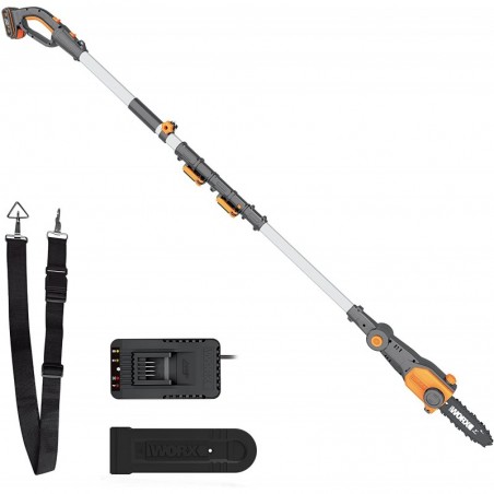 4Mt 20V/2Ah Lithium Battery Pruner with Worx Wg349E Quick Charger