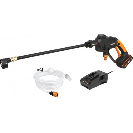 Idropulitrice a Batteria 20 Volt WG620E Portatile con Tubo 6 Metri e Funzione Autoadescante 25 Bar - Worx