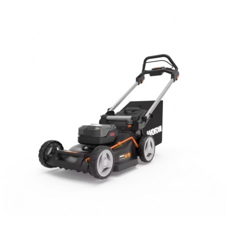 Tondeuse Nitro Batterie 40V Mulching Brushless Double Chargeur Rapide Worx Wg748E