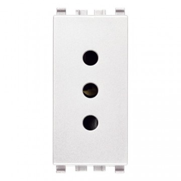 20201.B 2P+E 10A P11 socket White Eikon
