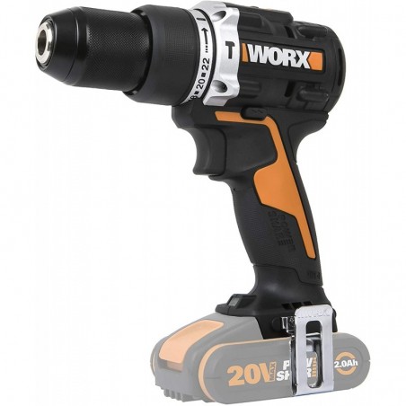 Screwdriver Drill with Percussion Machine Body Only Worx Wx352.9
