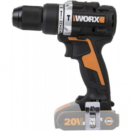 Trapano Avvitatore con Percussione WX352.9 20V Brushless 60Nm Mandrino 13mm Corpo Macchina - Worx