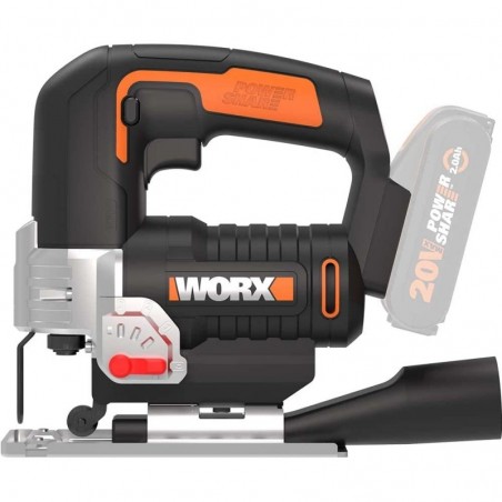 Seghetto alternativo WX543.9 20 Volt corpo macchina con pendolo e taglio inclinato - Worx