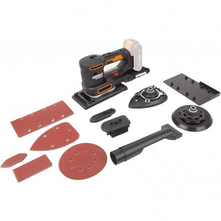Levigatrice multifunzione WX820.9 20 Volt 5 in 1 corpo macchina per finitura e dettagli - Worx