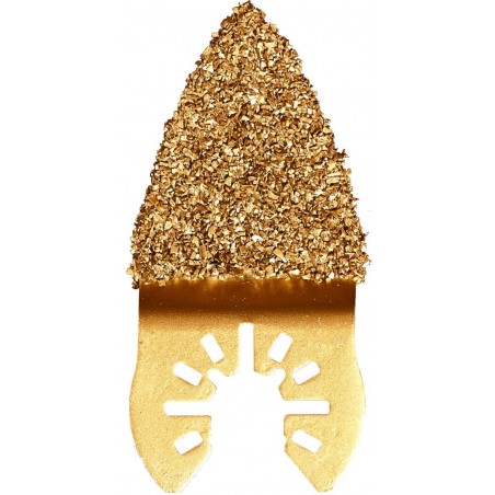 Foglio abrasivo delta in carburo WA4967 per utensile multifunzione Sonicrafter raschiatura e sgrossatura materiali duri - Worx