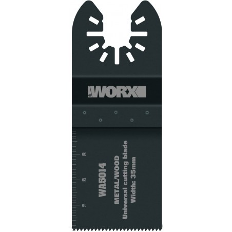 Lama bi-metal universale WA5014 34 mm per utensile multifunzione taglio metallo legno plastica per Sonicrafter - Worx
