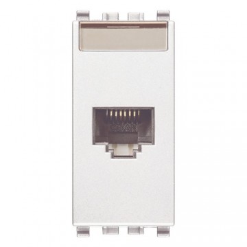 20338.8.B Prise Netsafe Cat5E Utp Rj45 Blanc Eikon