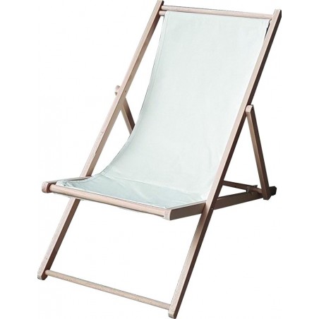 Vigor Cassandra Deck Chair in Wood 112X59X91