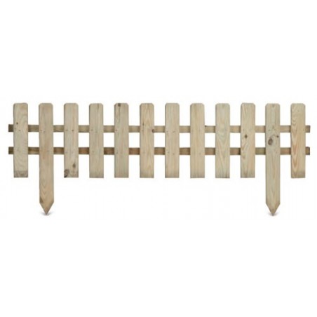 Confezione 4 pz recinzione bassa liscia 30x120 cm – Legno impregnato
