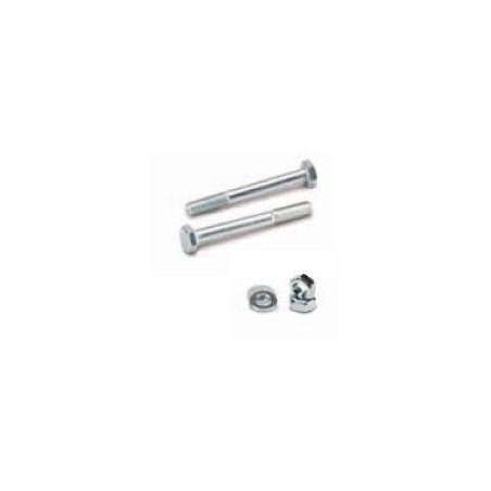 Kit viti Ø10x60 mm per ancoraggio palo 7x7 – 2 pz – Acciaio zincato