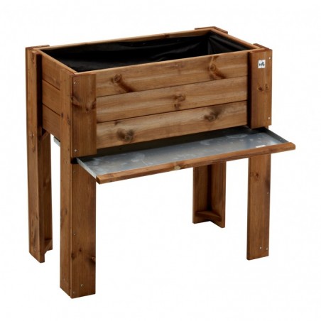 Raised garden box 81X44Xh80 cm Chestnut Color Elk