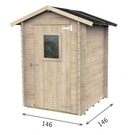 Hobby House Bh19 mm Porte Fenêtre Simple 146X146X204Cm Orignal