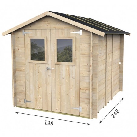 Hobby House Bh19 mm Porte Double Fenêtre 198X248X215Cm Orignal