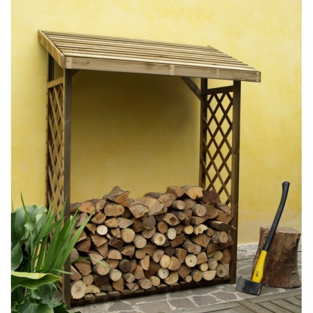 Woodshed with Grid 133X67X175H cm Fsc Alce