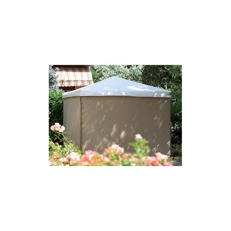 Teli kit per chiusura 4 lati gazebo 300×300 cm in TNT – copertura laterale protezione outdoor party giardino