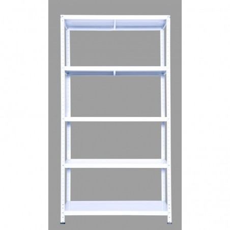 Étagère Ettore Bulloni Grima en Acier Blanc L 100 X P 40 X H 187 Cm